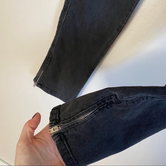 KSUBI Super Skinny Zip In Caviar Size 27 - Picture 5 of 11